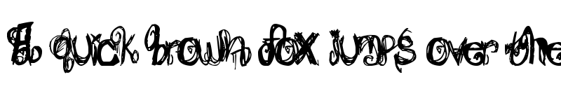 Preview of Jade's Psychosis Regular font