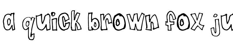 Preview of Jaggy Fries Regular font