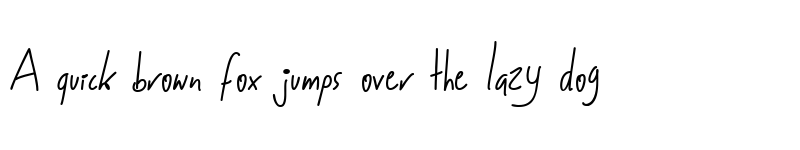 Preview of Jakobs Handwriting 2 Regular font