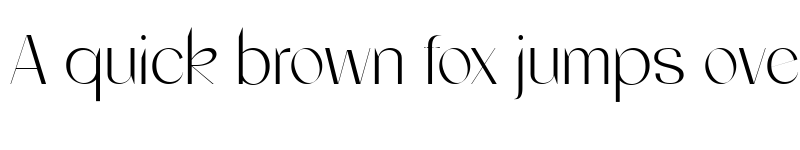 Preview of Jamel Regular font