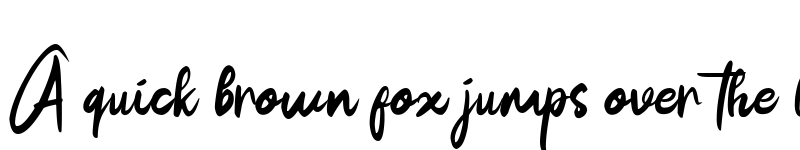 Preview of Jamita Regular font