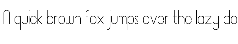 Preview of JaneDoe Regular font