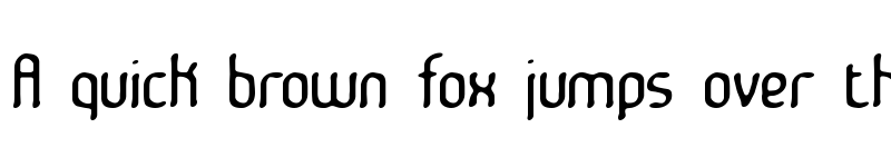 Preview of Janken BRK Regular font