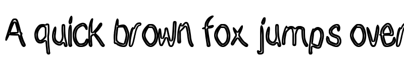 Preview of Janky Regular font