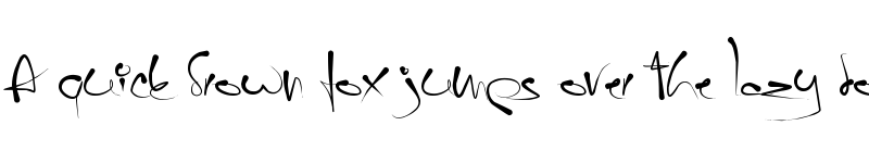 Preview of jano Regular font