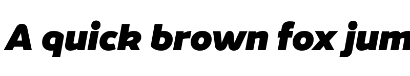 Preview of Jano Sans Pro Black Italic font