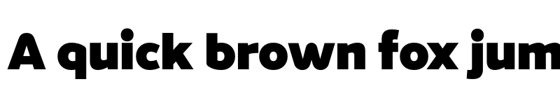 Preview of Jano Sans Pro Black font