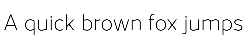 Preview of Jano Sans Pro ExtraLight font