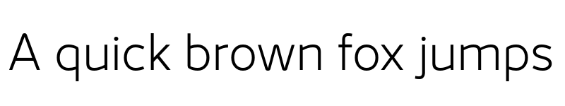 Preview of Jano Sans Pro Light font