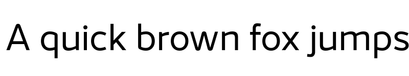 Preview of Jano Sans Pro Regular font