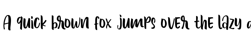 Preview of Januari Blossom Regular font