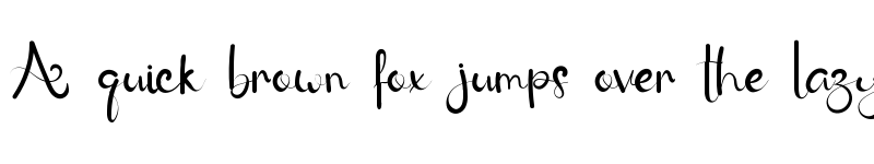 Preview of January Rain Regular font