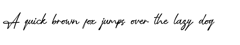 Preview of January Shine Regular font