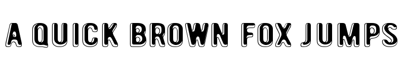 Preview of January Threed Regular font