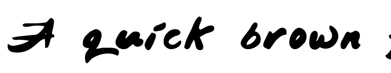 Preview of Japanese Brush Regular font