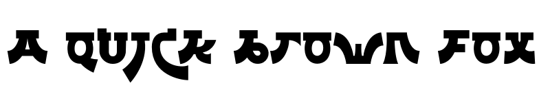 Preview of Japanese Emperor Regular font