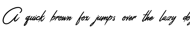 Preview of Jasmine Script Regular font
