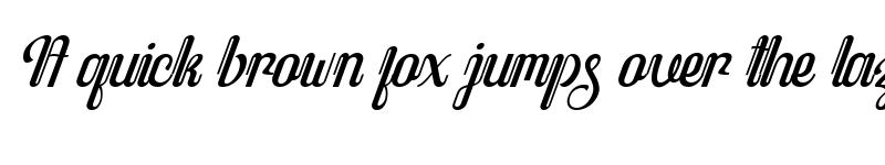 Preview of Javassoul Italic font