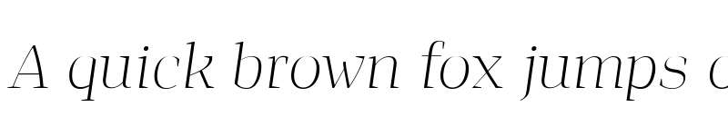 Preview of Jaymont PERSONAL Thin Italic font