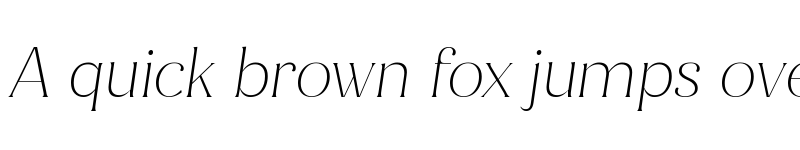 Preview of Jazmin Alt W05 Thin Italic font