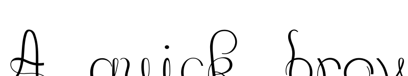 Preview of JBCourbes Regular font