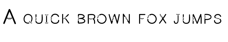 Preview of JEEPCAPS Medium font