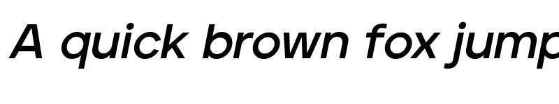 Preview of Jeko-BoldItalic Regular font