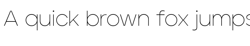 Preview of Jeko-Thin Regular font