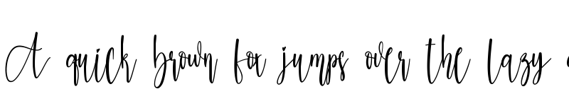 Preview of Jellitagirl Regular font