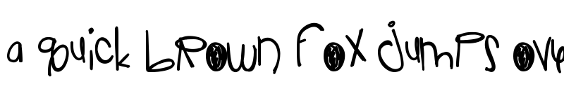 Preview of JelloRaindrops Medium font