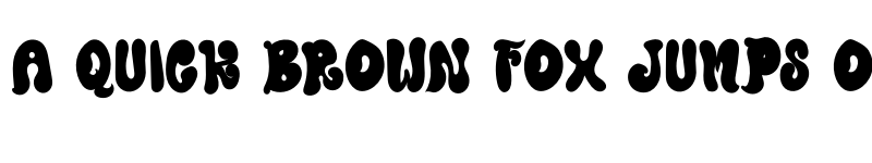 Preview of Jelly Blind Regular font