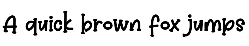 Preview of Jelly Boots Regular font