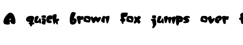 Preview of JellyBelly Regular font