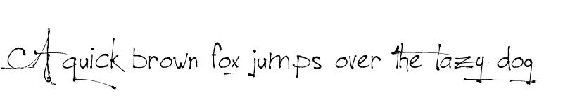 Preview of Jellyka - le Grand Saut Regular font