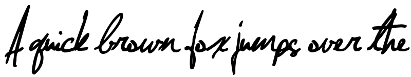 Preview of Jellyka - Nathaniel a Mystery Regular font