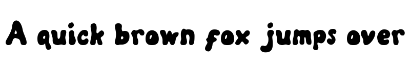 Preview of Jellyo Regular font