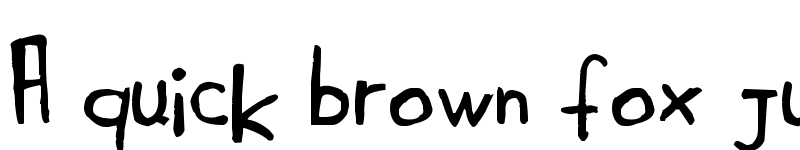 Preview of JEMBOhands Regular font