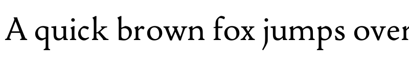 Preview of Jenriv Regular font