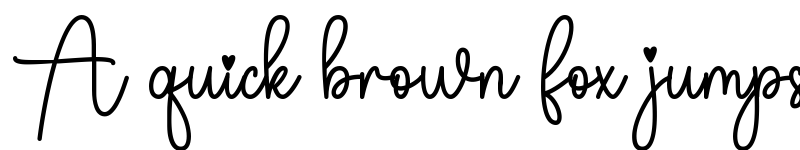 Preview of Jesica Justine Regular font