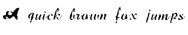 Preview of Jet Plane Normal font