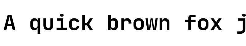 Preview of JetBrains Mono Bold font