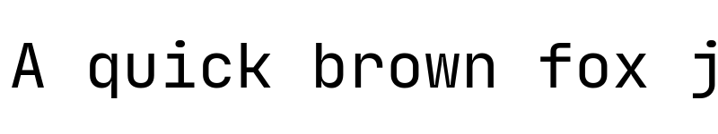 Preview of JetBrains Mono Regular font