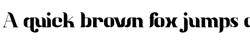 Preview of Jetfast Regular font