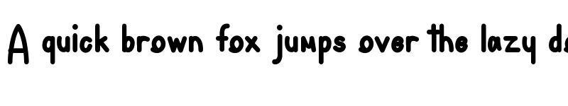 Preview of Jhumas Orange Regular font