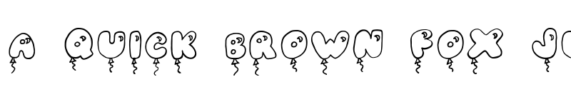 Preview of JI Balloon Caps JI Balloon Caps font