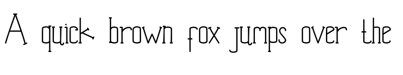 Preview of Jim Alistair Serif font