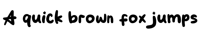 Preview of Jingle Star Regular font