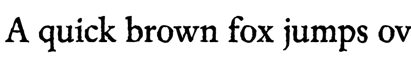 Preview of JMH Espinosa Regular font