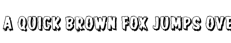 Preview of JMH HORROR 3D Regular font