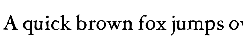 Preview of JMH Legajo Regular font